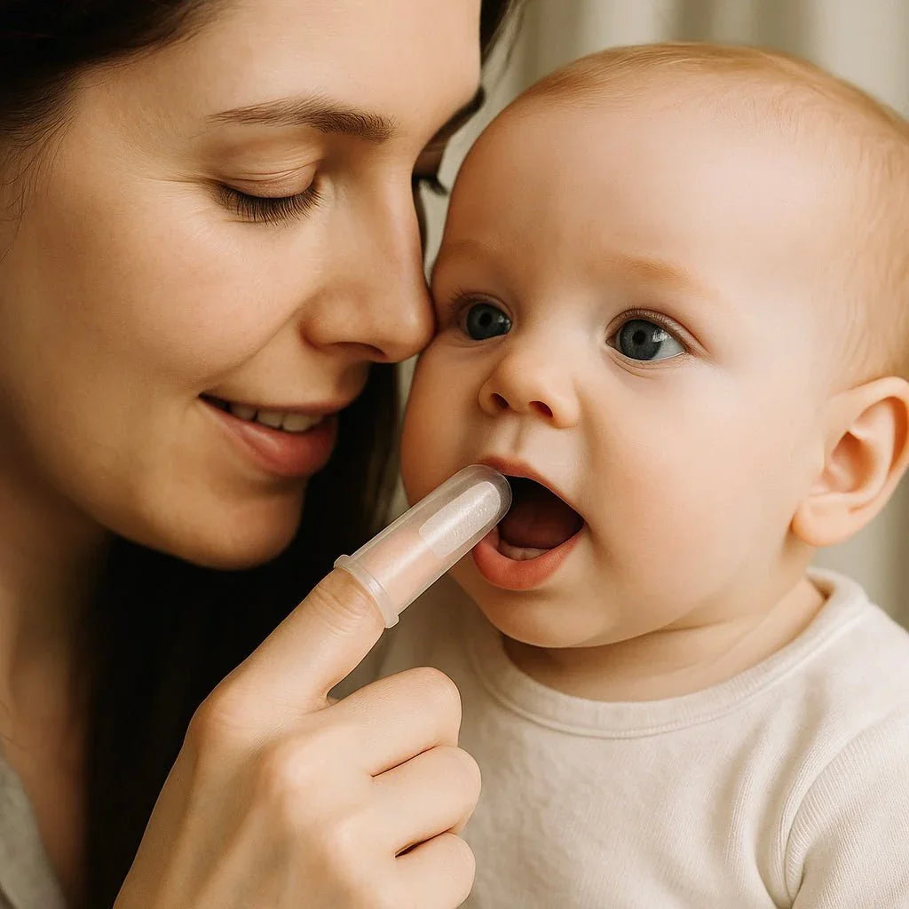 Baby Fingertip Toothbrush and Case - StopNshop
