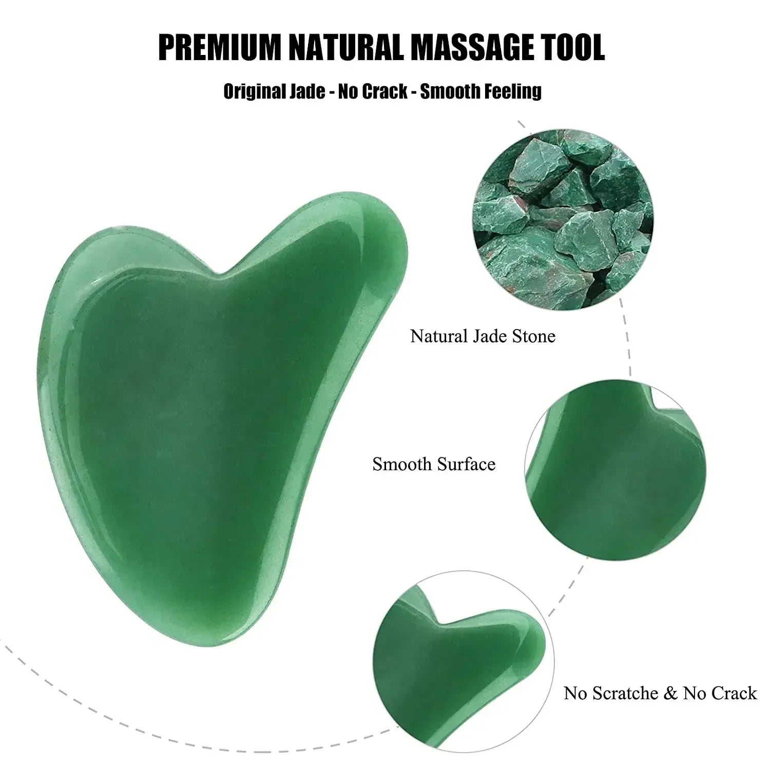Jade roller and Gua sha Set | Face roller massage - StopNshop