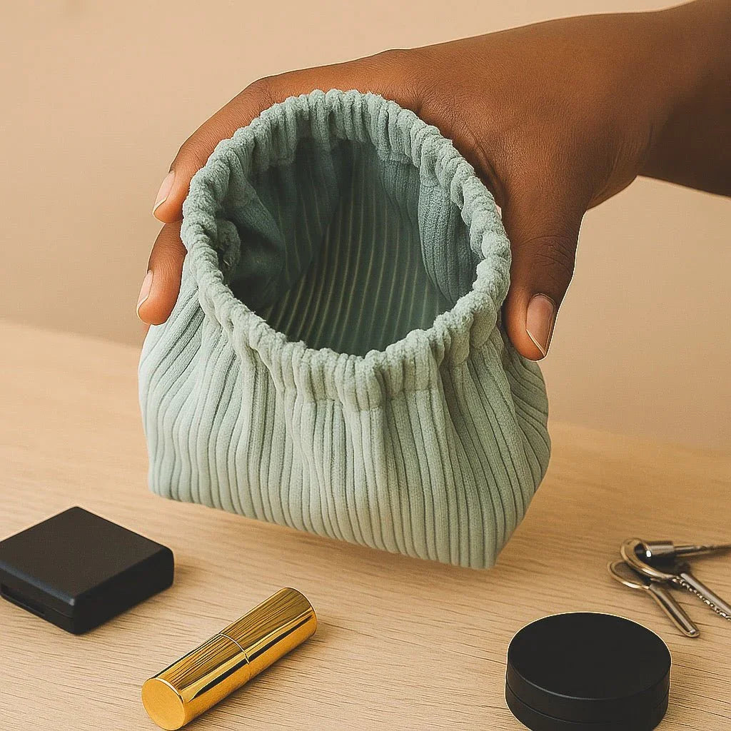 Mini Corduroy Coin Wallet - StopNshop