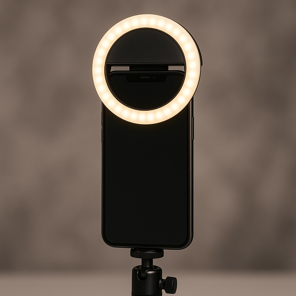 Selfie Ring Light Rechargeable | Clip On - StopNshop
