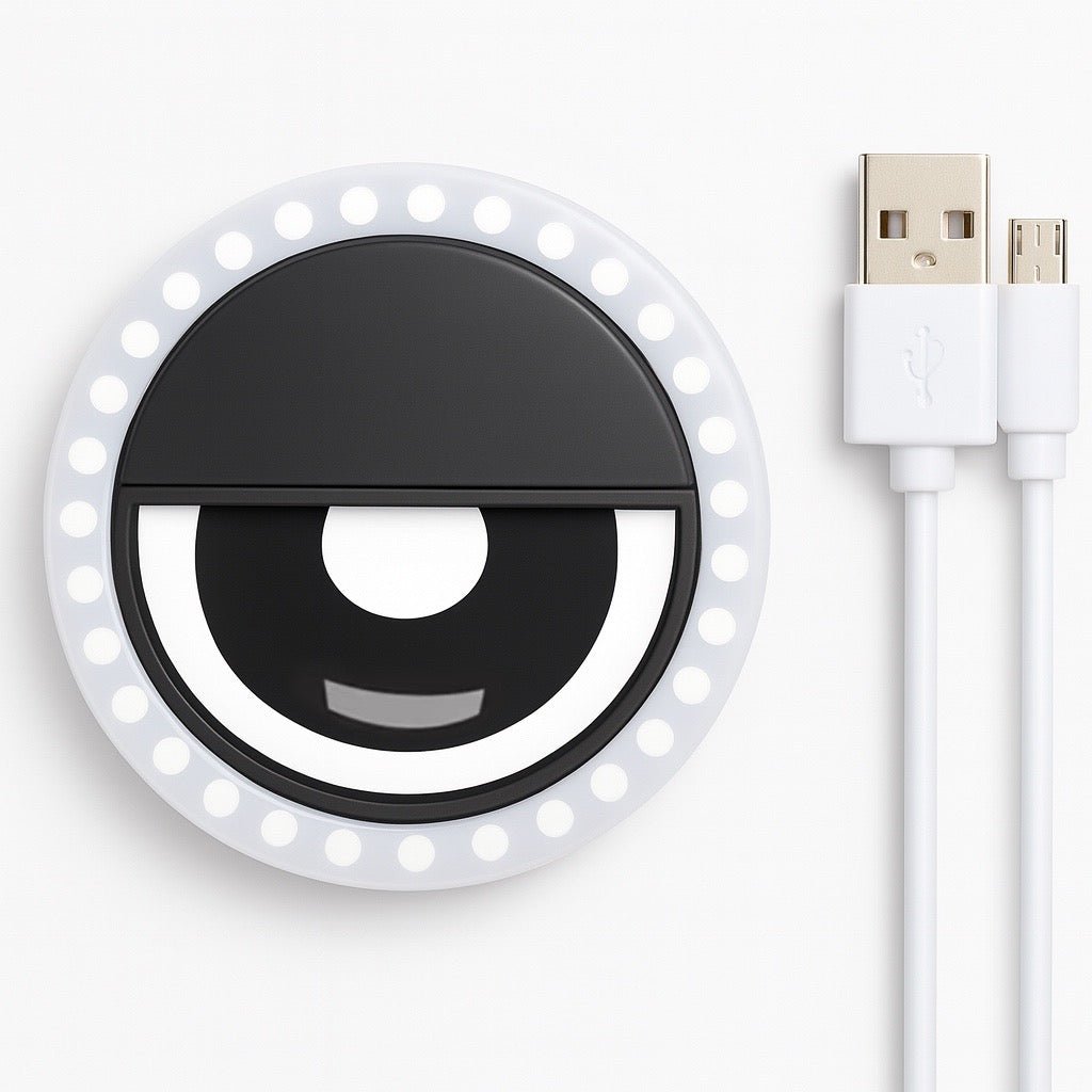 Selfie Ring Light Rechargeable | Clip On - StopNshop