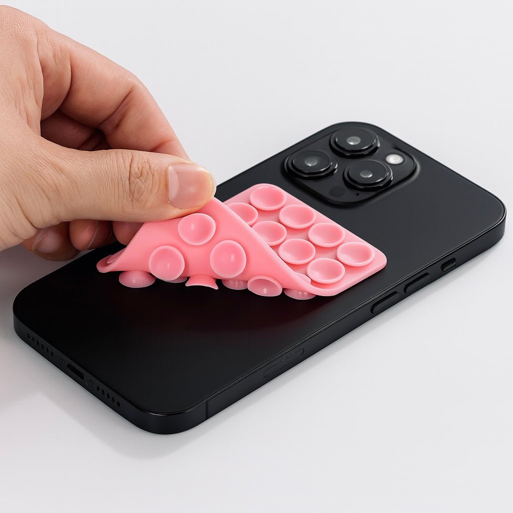 Silicone Suction Cup Phone Holder Pad | Double sided - StopNshop