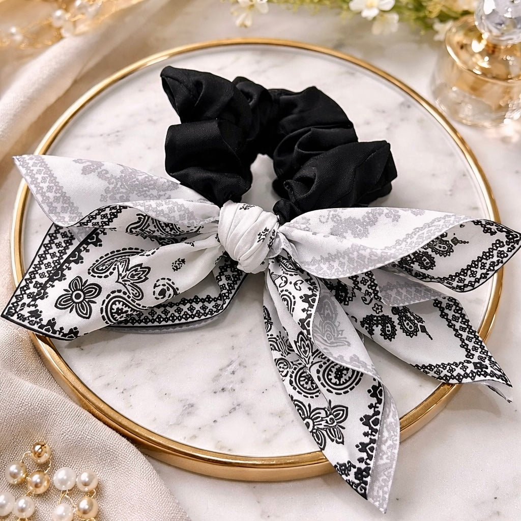 Paisley Bow Hair Claw Clip - StopNshop