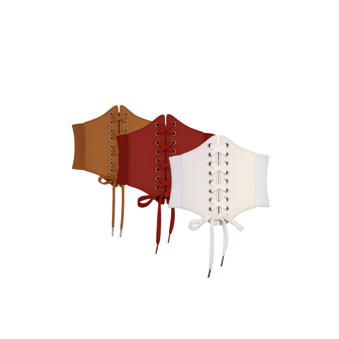 Women`s Lace Tied Corset Belt | Waist Belt - StopNshop