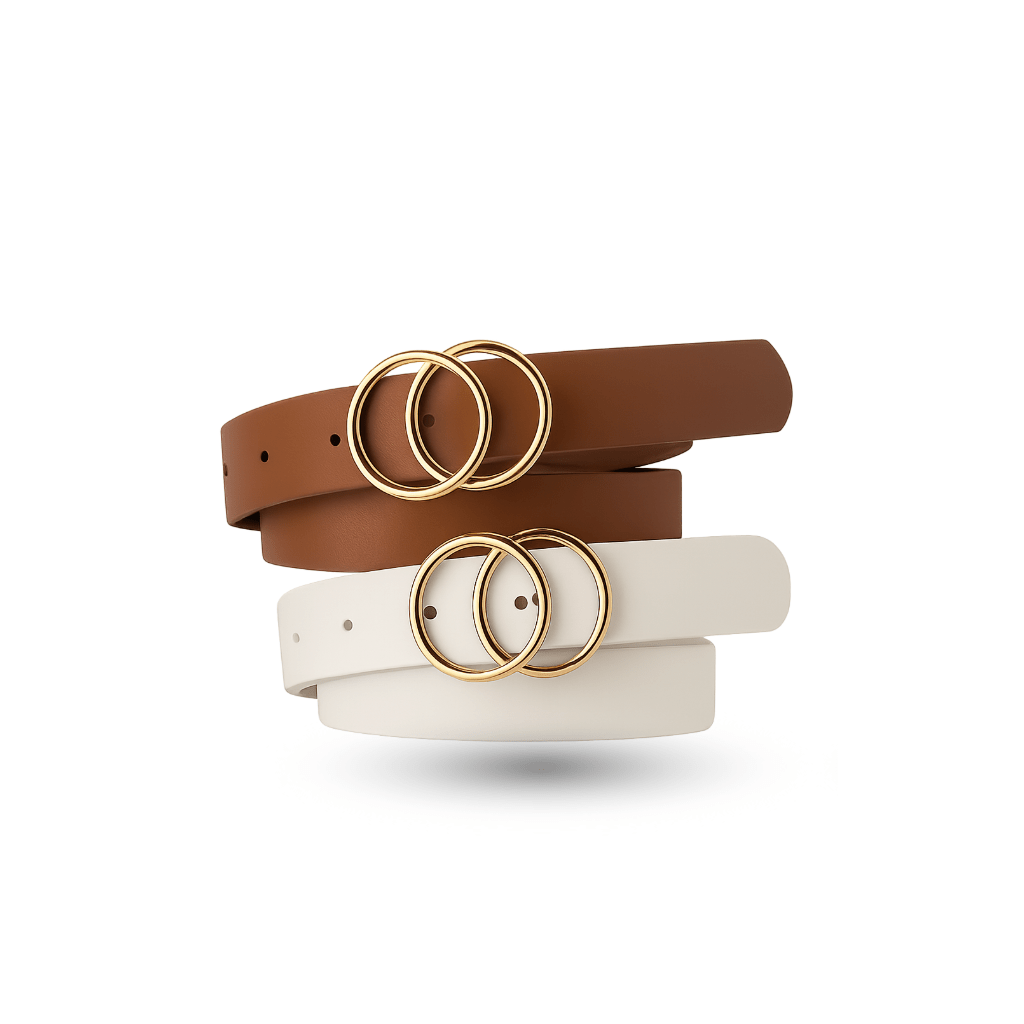 Double Ring Buckle Women’s Belt - StopNshop