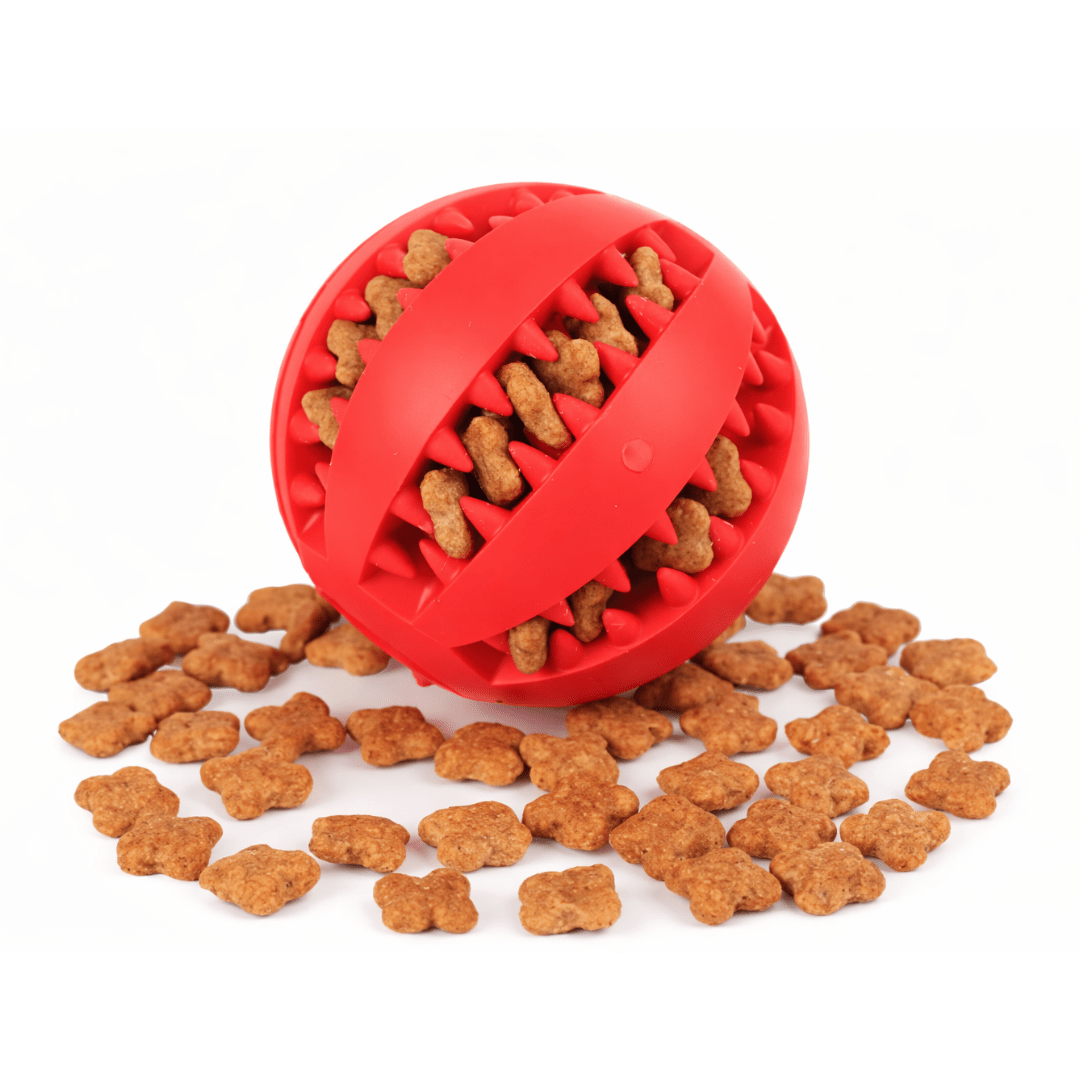 Interactive Treat Dispensing Dog Ball - StopNshop